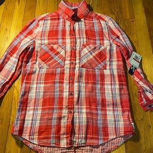 Plaid Button up Women’s Long Sleeve Shirt